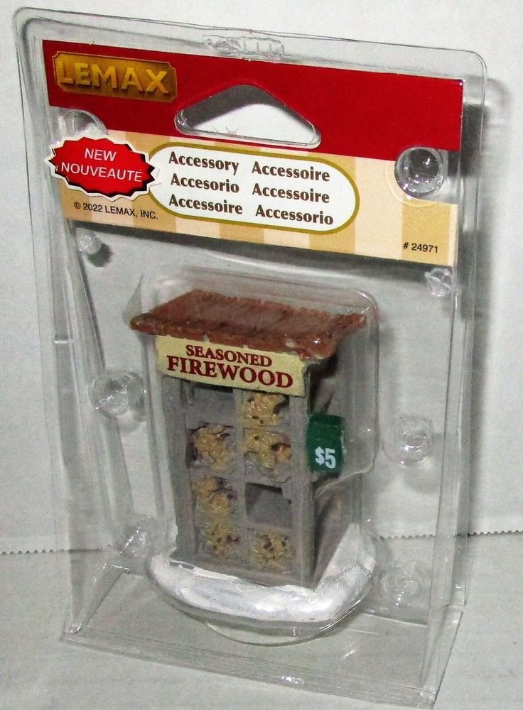 Lemax Christmas Firewood for Sale #24971 2022 Release-image