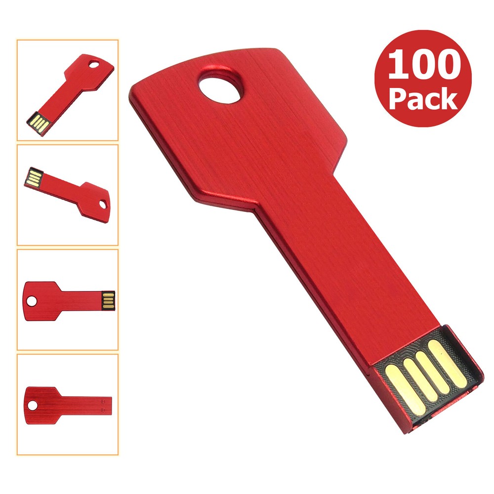 32GB USB Flash Drive 100pcs Bulk Wholesale Key Model Style Memory Stick