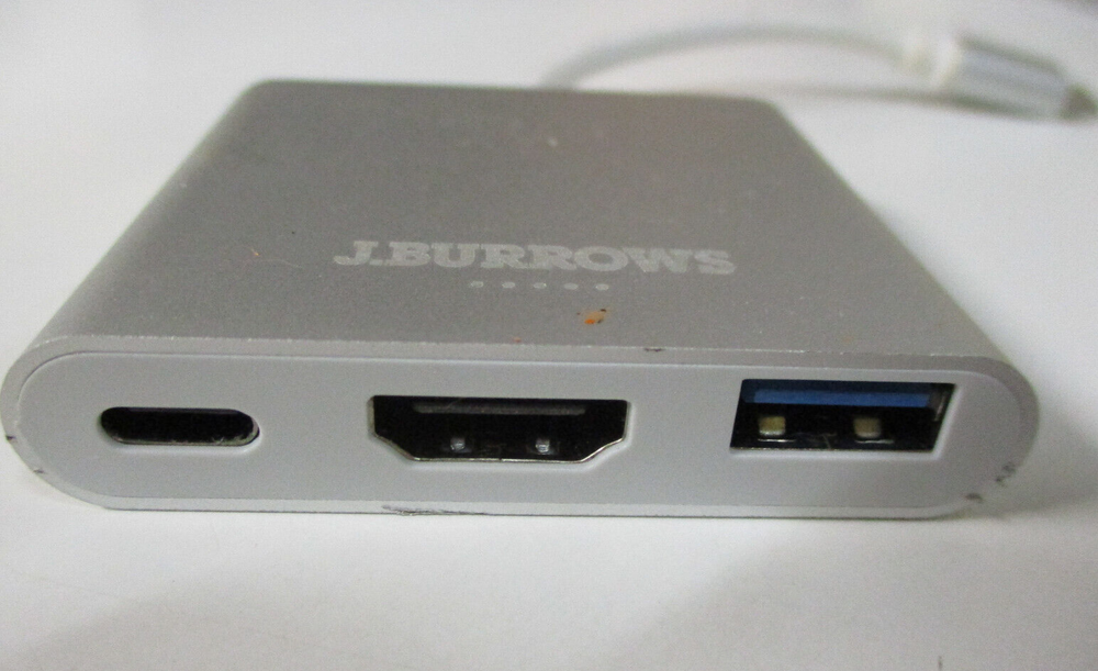 J.Burrows - 3 in 1 USB Type C to HDMI Adaptor - Model JBWDMTH301