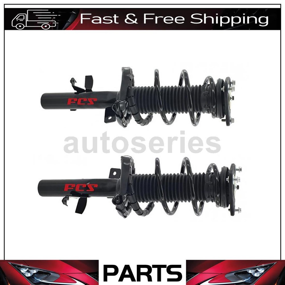 Front Left & Right Strut and Coil Spring Fits 2013 Ford Focus