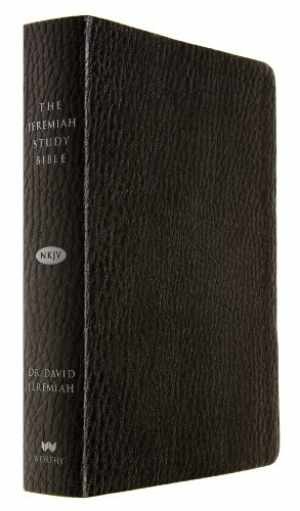 Jeremiah Study Bible Leather Bound by Dr David Jeremiah in Very Good Condition  