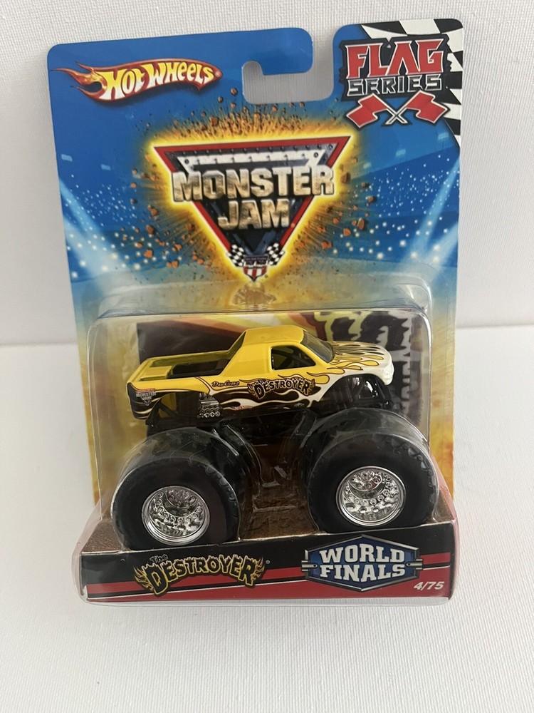 Hot Wheels Monster Jam 2009 The Destroyer 4/75 Flag Series New-Sealed