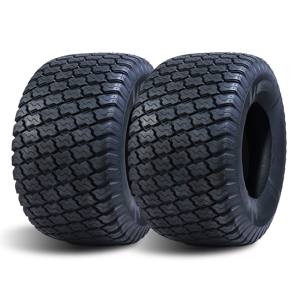 Set 2 20x10-8 Lawn Mower Tires 20x10x8 4 PR Garden Tractor Heavy Duty Turf Tire