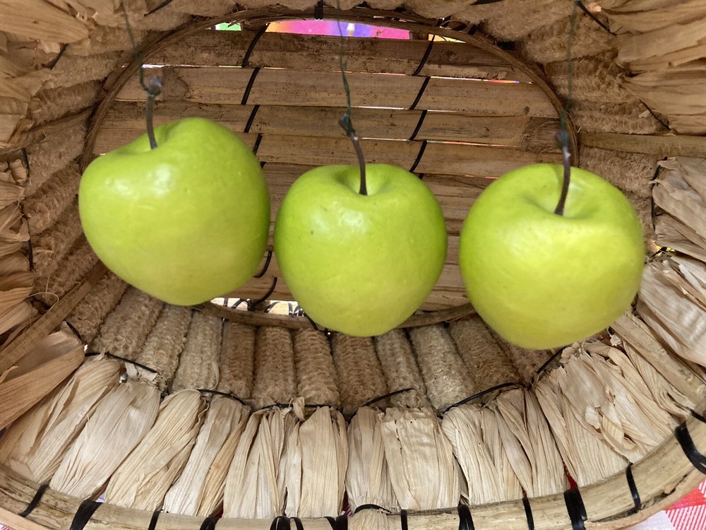 Artificial Fruit FaKe Faux Food HANGING APPLES Display Stage Movie PROPS HGA3