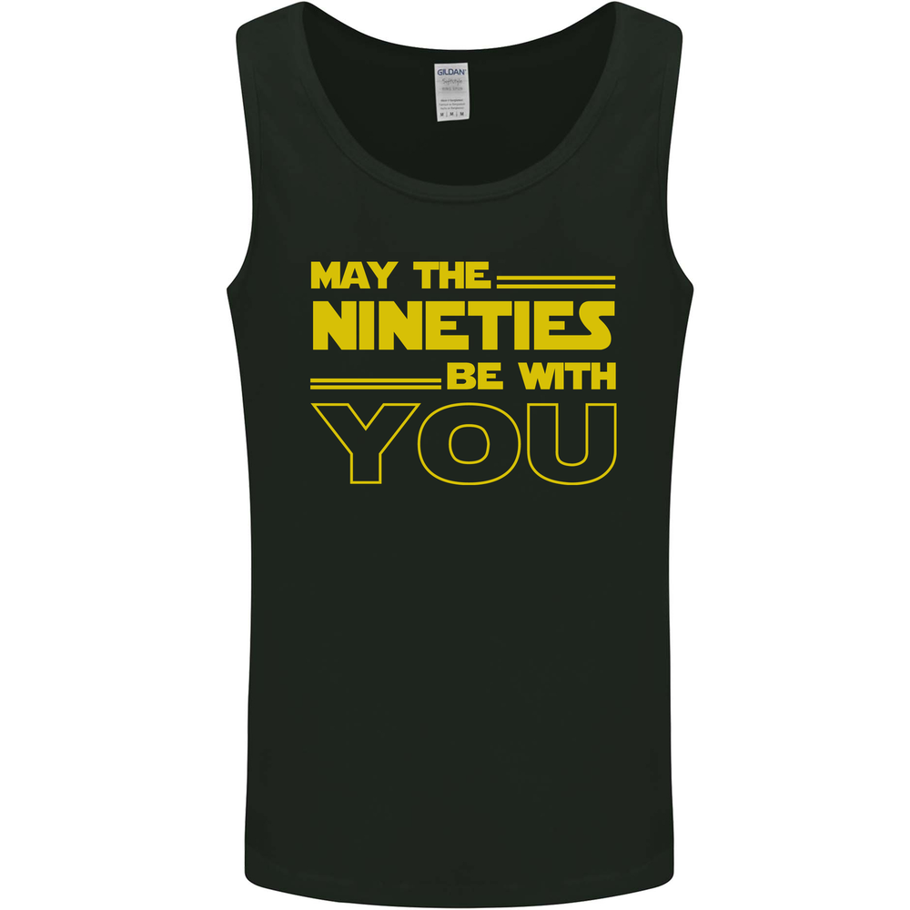 May the 90s Nineties Be With You Sci-Fi Mens Vest Tank Top