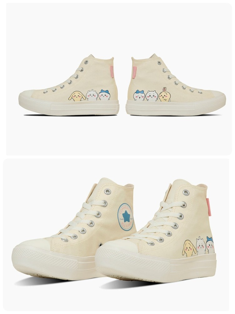 Converse All Star Light Plates PT Hi Chikawa Cream Sneakers 31315240215