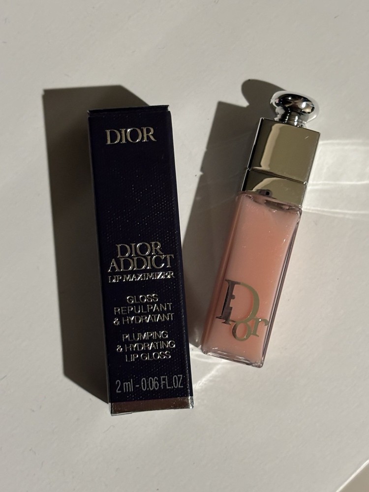 Dior Addict Lip Maximizer Plumper 001 Pink 2ml Mini Size New in Box