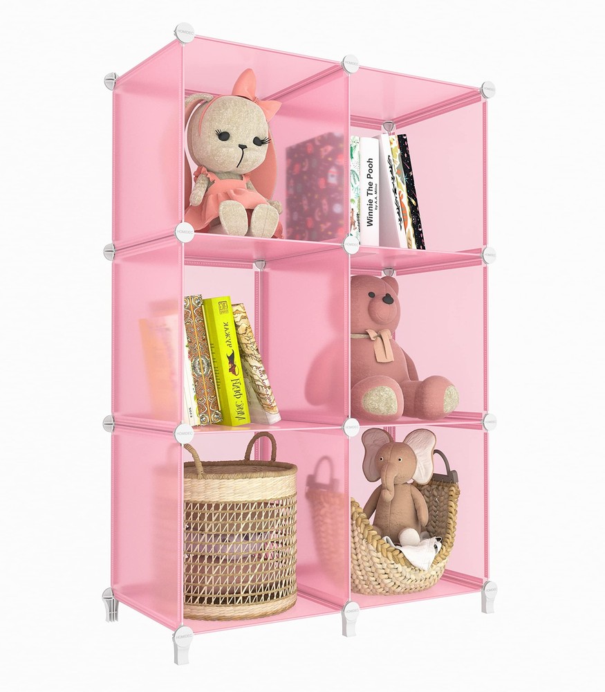 6-Cube Storage Organizer with Included Assembly Tool