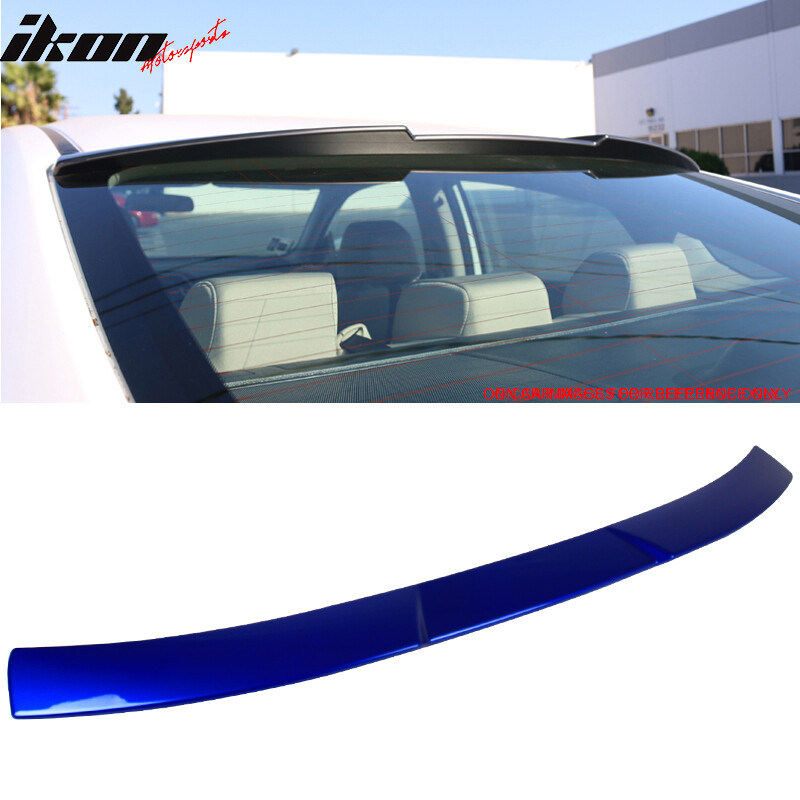 Clearance Sale Fits 16-21 Honda Civic IKON Rear Roof Spoiler Painted #B593M Blue-image