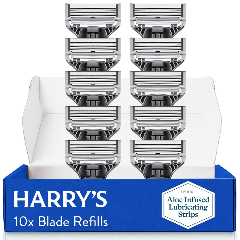 Premium Men's Razor Blade Refills - 10-Pack Cartridges