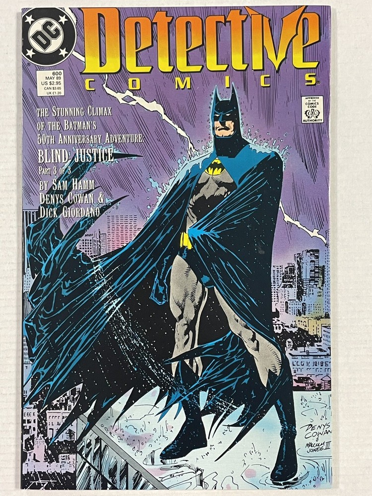 Detective Comics #600 DC Comics 1989 Batman Vintage Issue