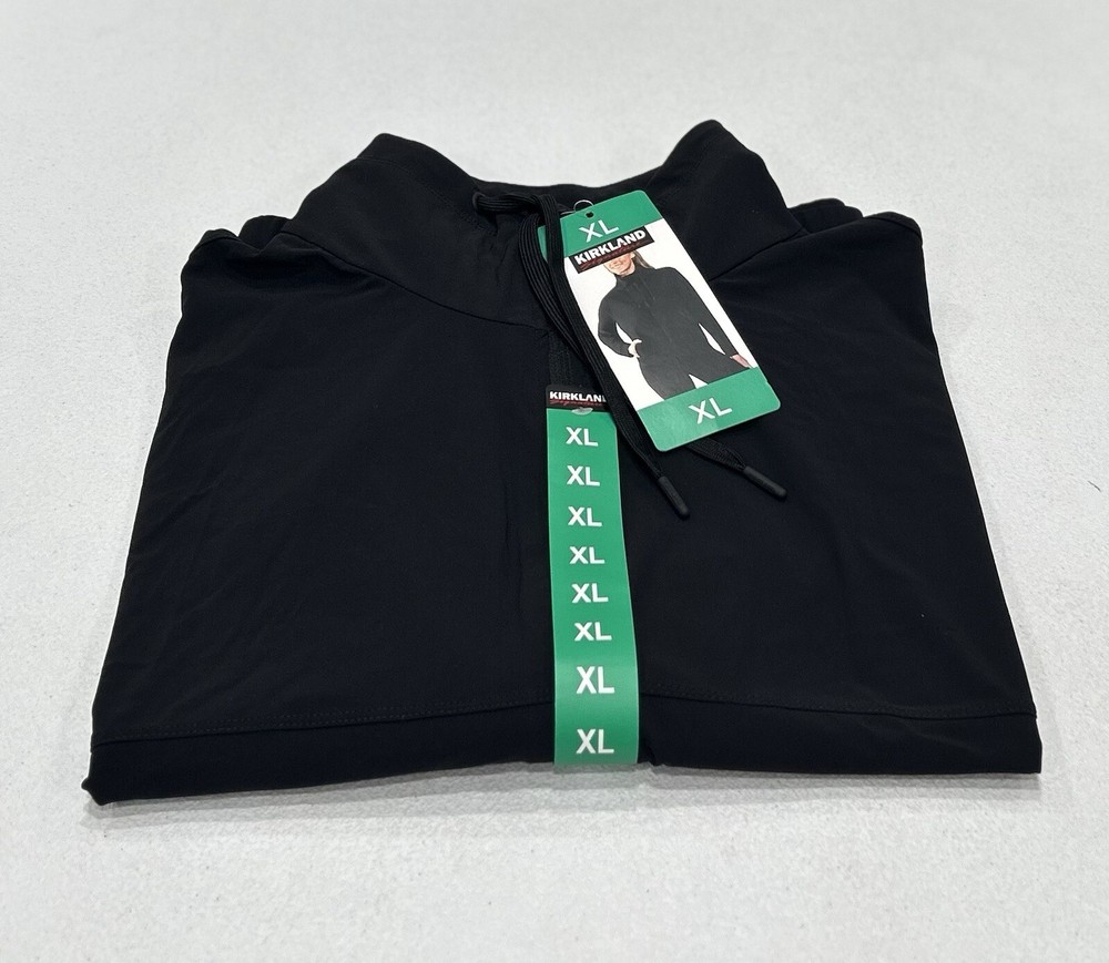 Kirkland Signature Ladies’ Active Full Zip Jacket, Black, Size XL