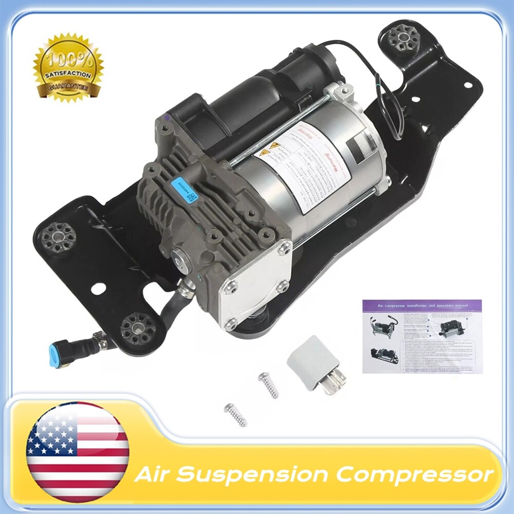 Air Suspension Compressor Pump w/ Bracket Fit For BMW X5 E70 X6 E71 E72 SAC NEW