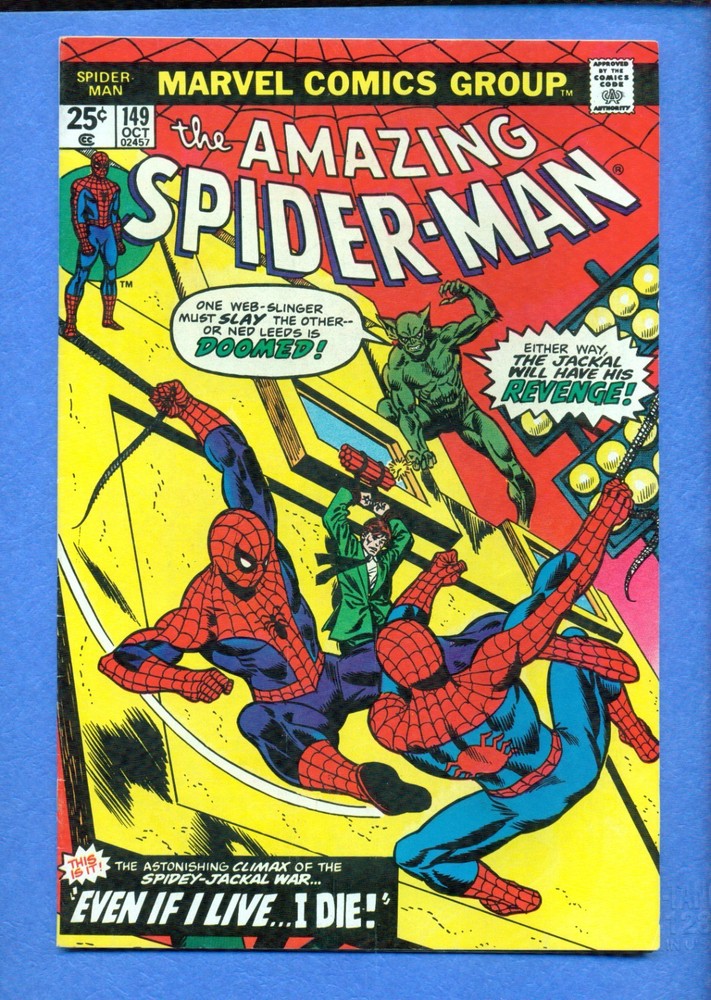 Amazing Spider-Man #149 MID TO HIGH-GRADE SPIDEY-JACKAL WAR 26-008