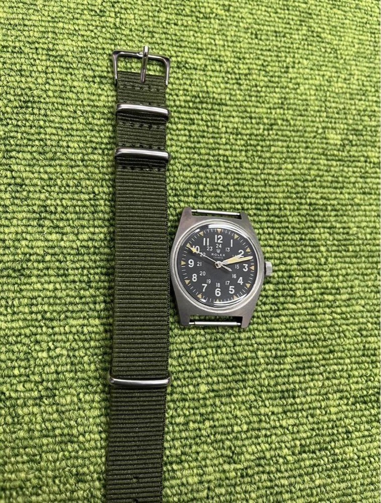ROLEX Military Vintage Watch Vietnam War Hand-Rolled