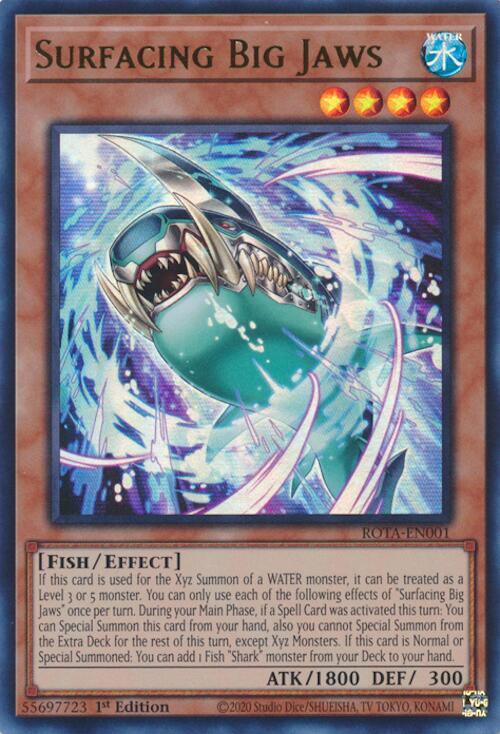 Surfacing Big Jaws ROTA-EN001 Rage of the Abyss 1st Edition