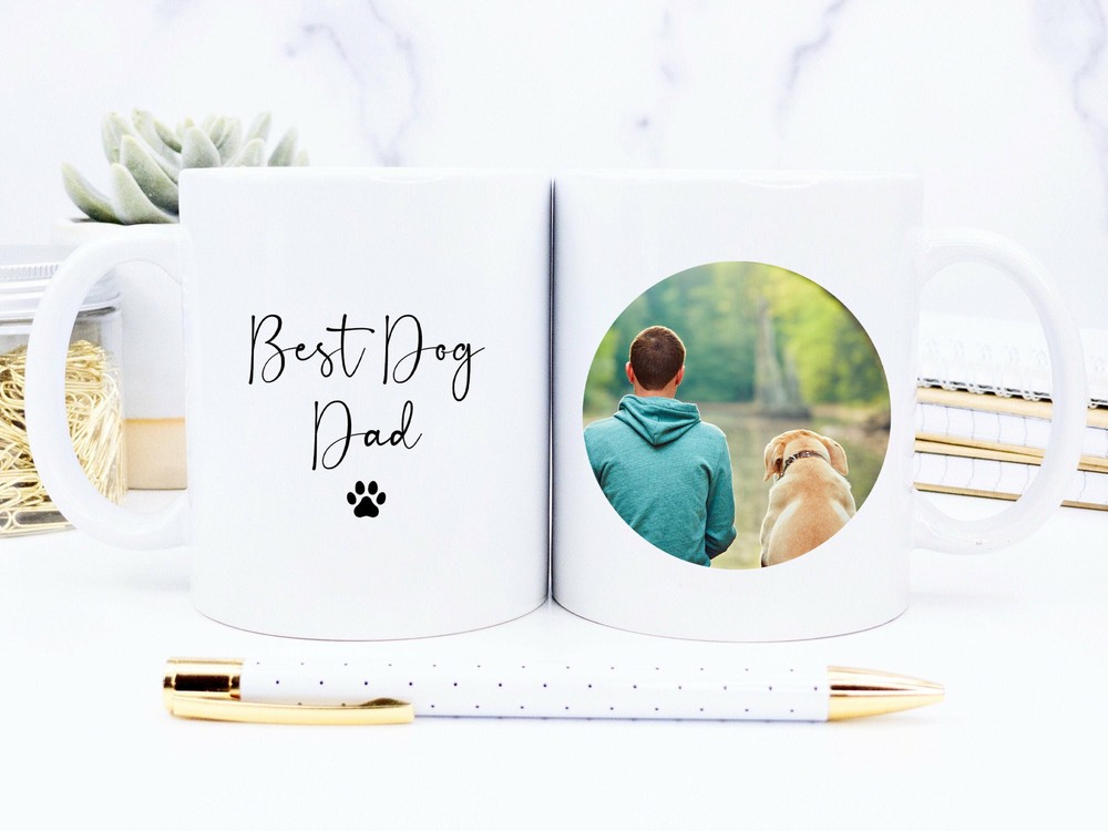 Personalised Dog Dad Mug Photo Gift For Dog Dad New Dog Dad Dog Photo Gift Best