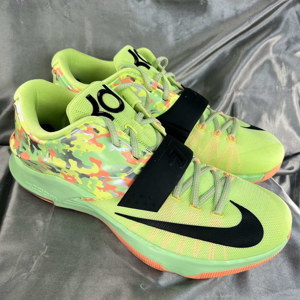 NIKE KD 7VII EASTER Sz 15 Liquid Lime Vapor Green Kevin Durant  653996 304 RARE