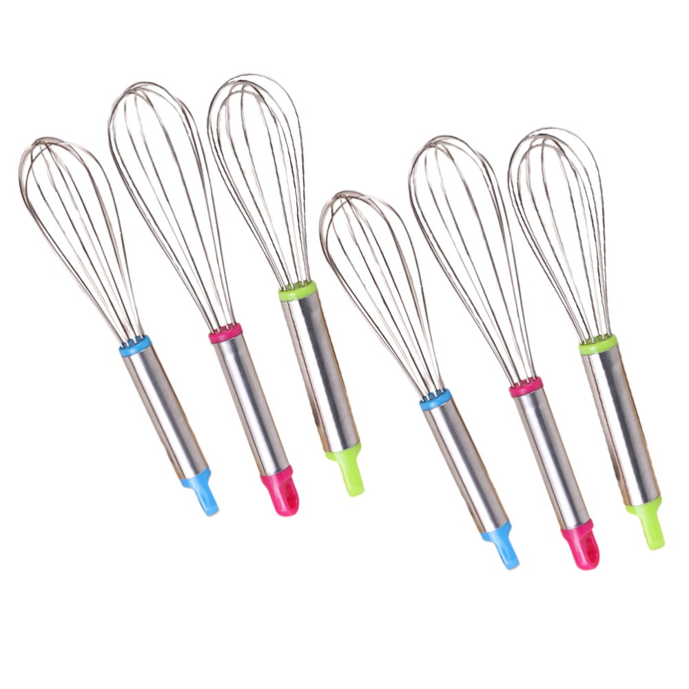 3-piece handheld egg whisk with stir bar for easy manual mixing