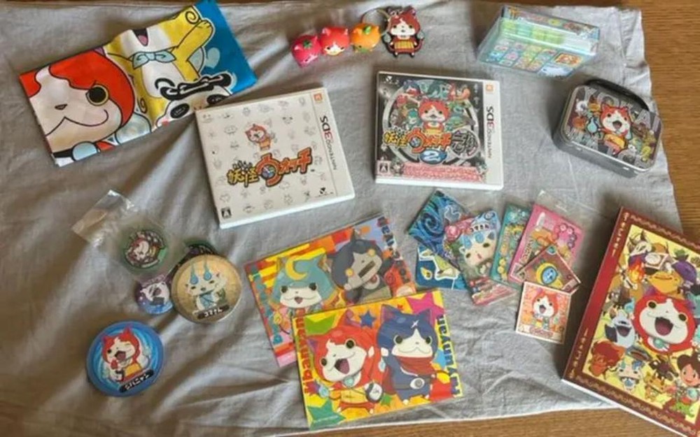 Yokai Watch Character Set with Jibanyan Fuyunyan Koma-san Businyan Robonyan