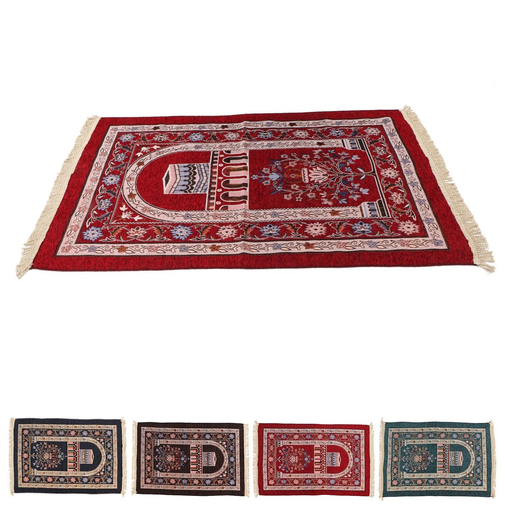 Islamic Muslim Prayer Rug Ethnic Style Fashionable Prayer Mat Ramadan Gift