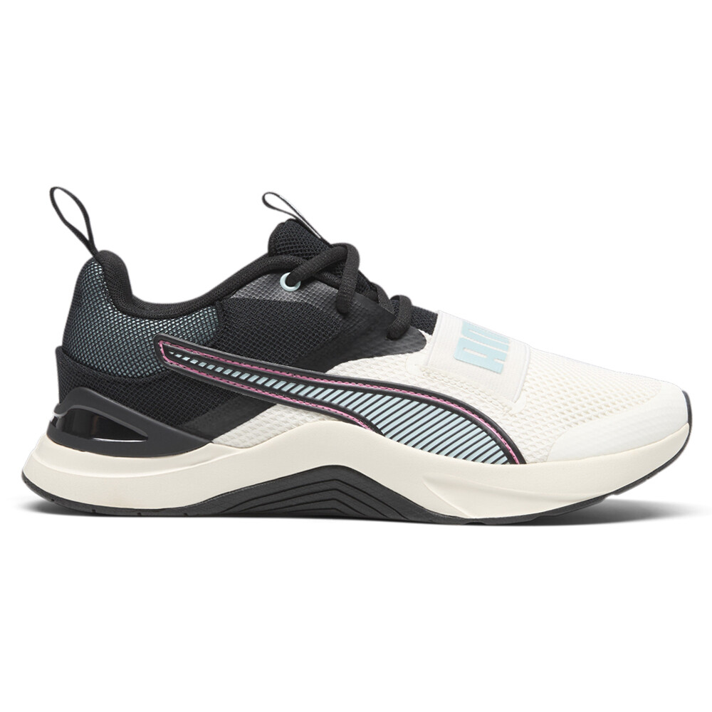 Puma Prospect Training  Womens Black, White Sneakers Athletic Shoes 31030902
