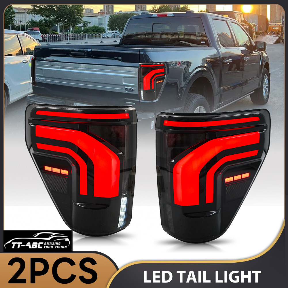 Ford F150 2021-2024 LED Tail Lights with Sequential Turn Signals