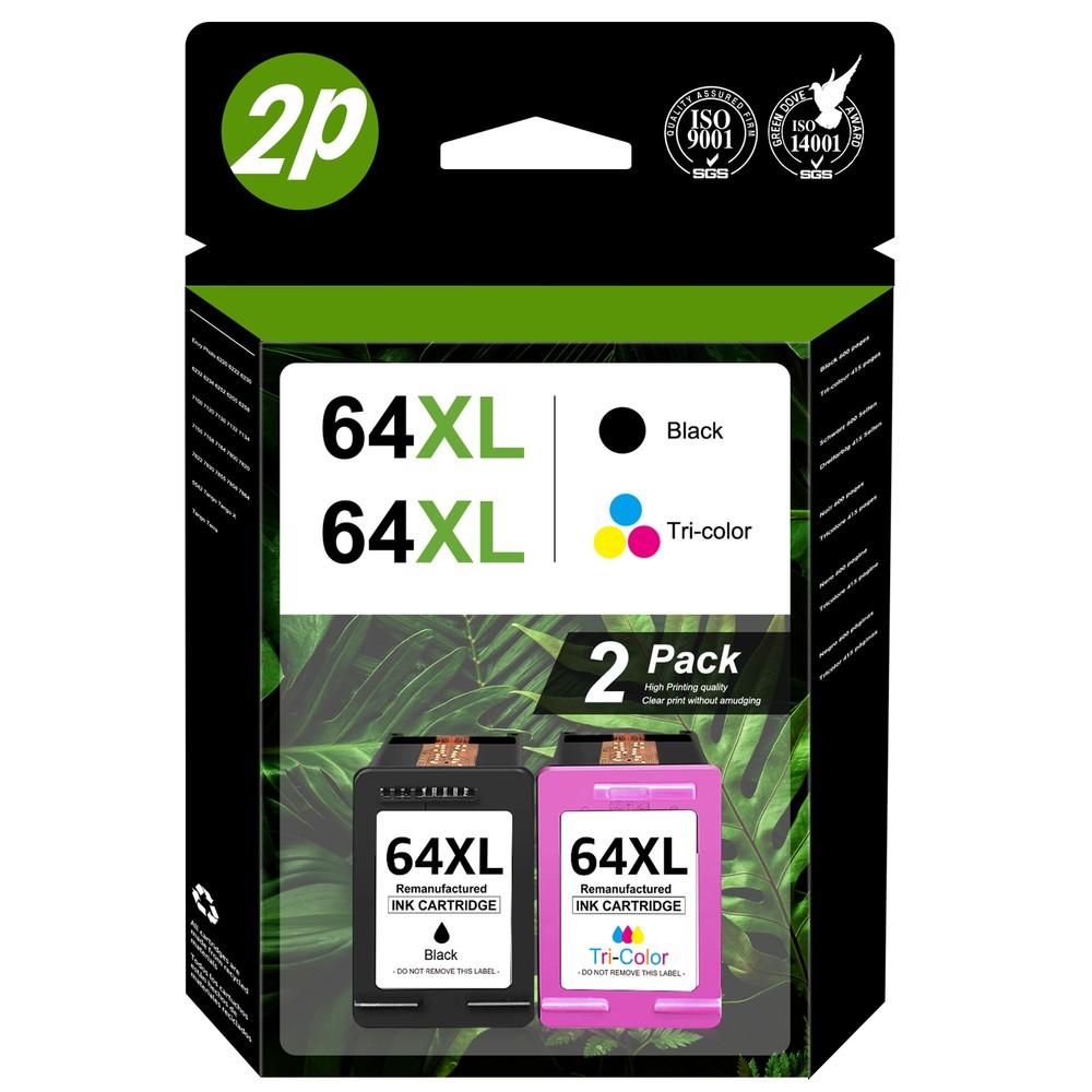 64XL Ink Cartridges for HP 64 ENVY 5542 6258 6255 7130 7132 7164 7830 7855 Lot
