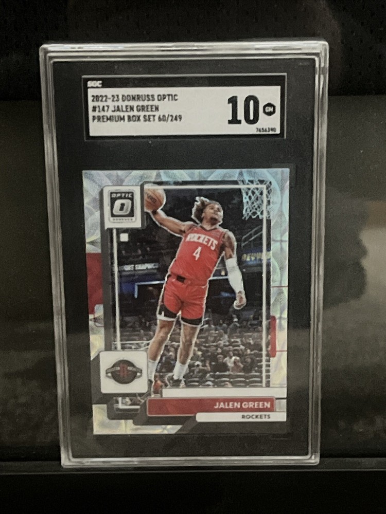 2022-23 Optic Jalen Green SSP /249 SGC 10 Premium Box Set