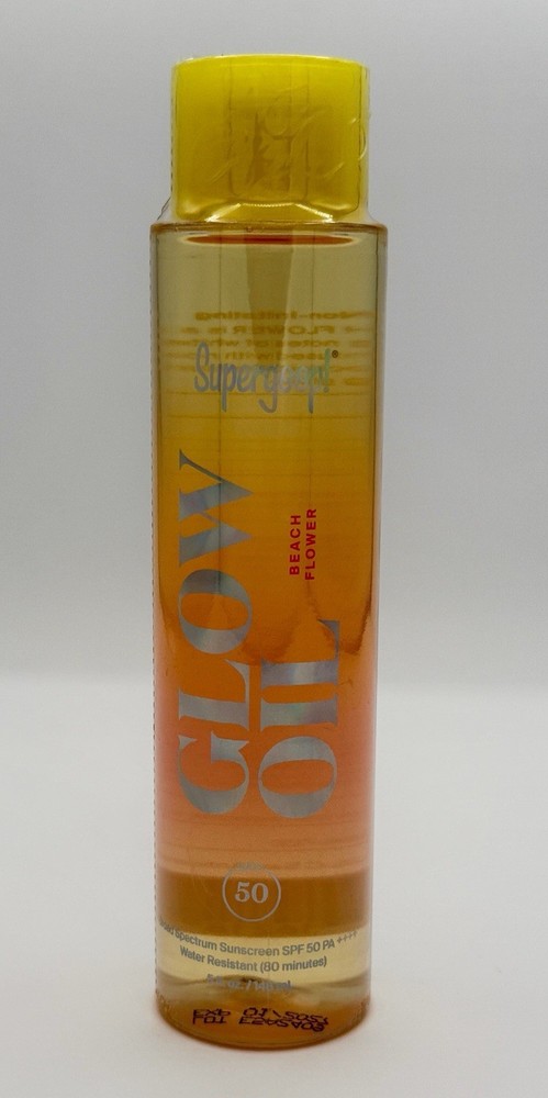 Supergoop! Glow Oil SPF 50 Dry Body Oil Sunscreen 5oz Exp-01/2027