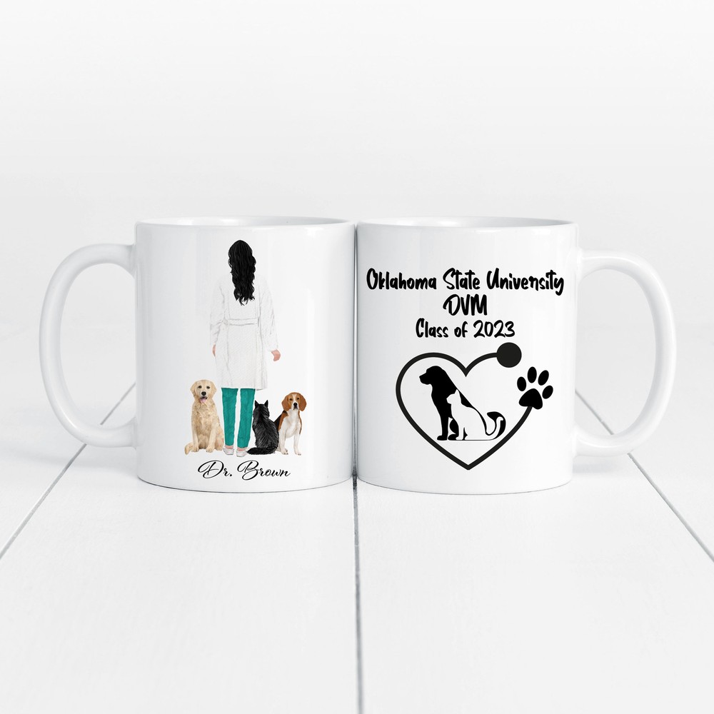 Personalized Veterinarian Mug Graduation Gift Veterinary Graduation Gift