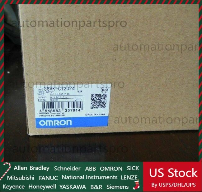 One New Omron S8VK-C12024 Switching Power Supply 100-240VAC In Box  US Free TAX