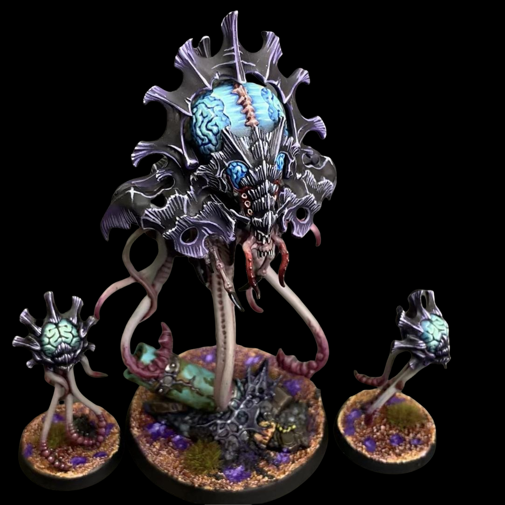 Warhammer 40K Pro Painted Neurotyant Xenos Tyranids Miniature Model