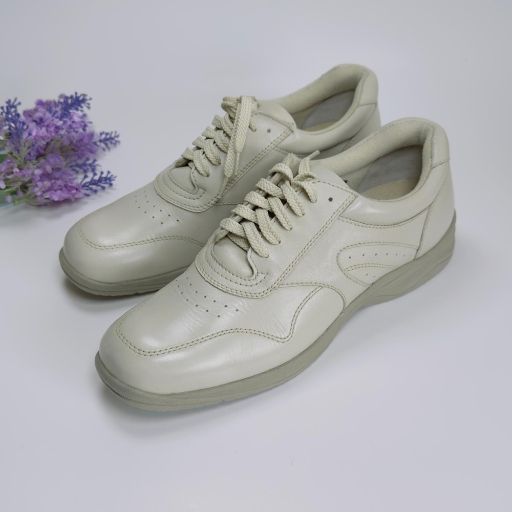 Drew 10710-34 Men’s 8.5N Leather Orthopedic Comfort Walking Shoes Beige