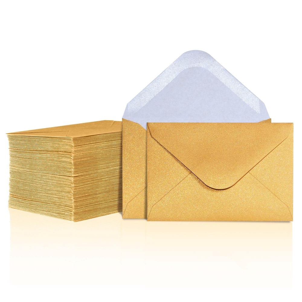 Gift Card Envelopes - 100-Count Mini Envelopes, Paper Business Card Envelopes-image