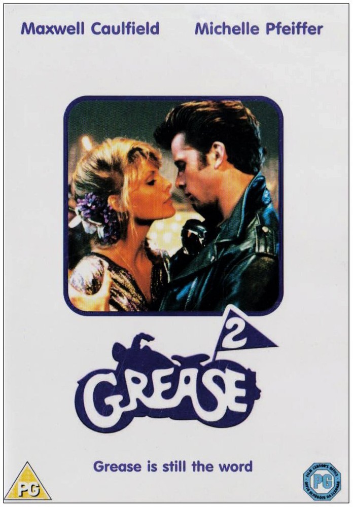 Grease 2 DVD Starring Maxwell Caulfield Michelle Pfeiffer Adrian Zmed UK Import