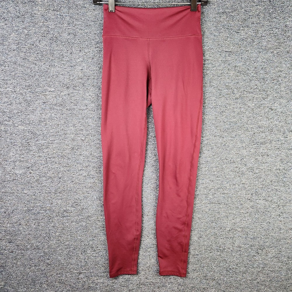 FABLETICS PowerHold High-Waisted 7/8 Legging Burgundy Maroon Size Small