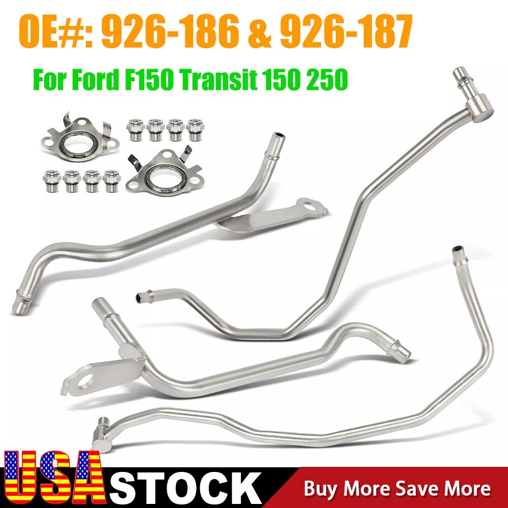Ford F-150 Transit 150/250 Turbo Coolant Line Kit – Right & Left