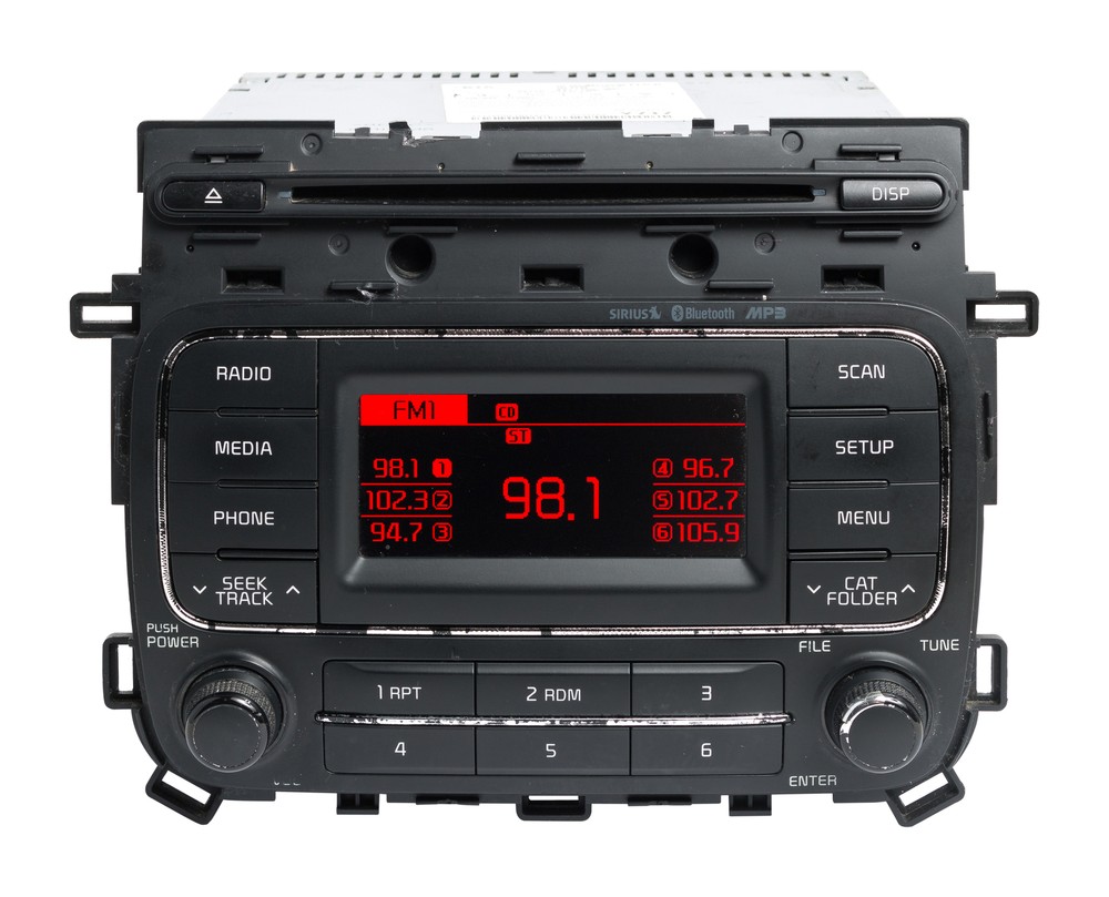 2014-2016 Kia Forte AM FM MP3 XM Bluetooth Single-Disc CD player 96170-A7171WK