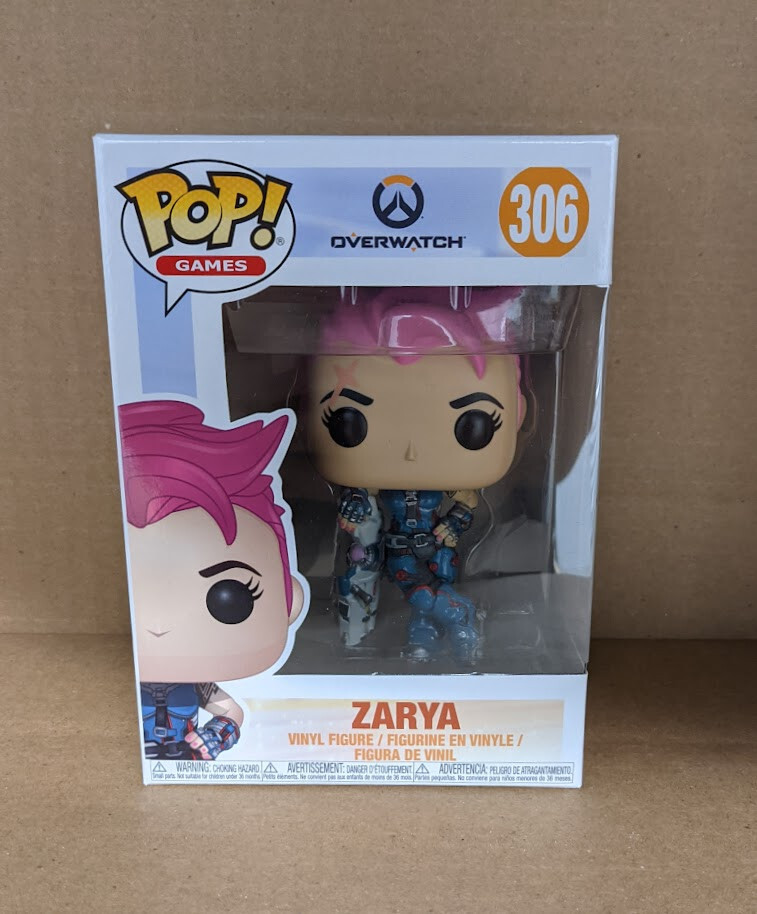 Funko Pop Overwatch Zarya Vaulted Vinyl Figure Retired Collectible