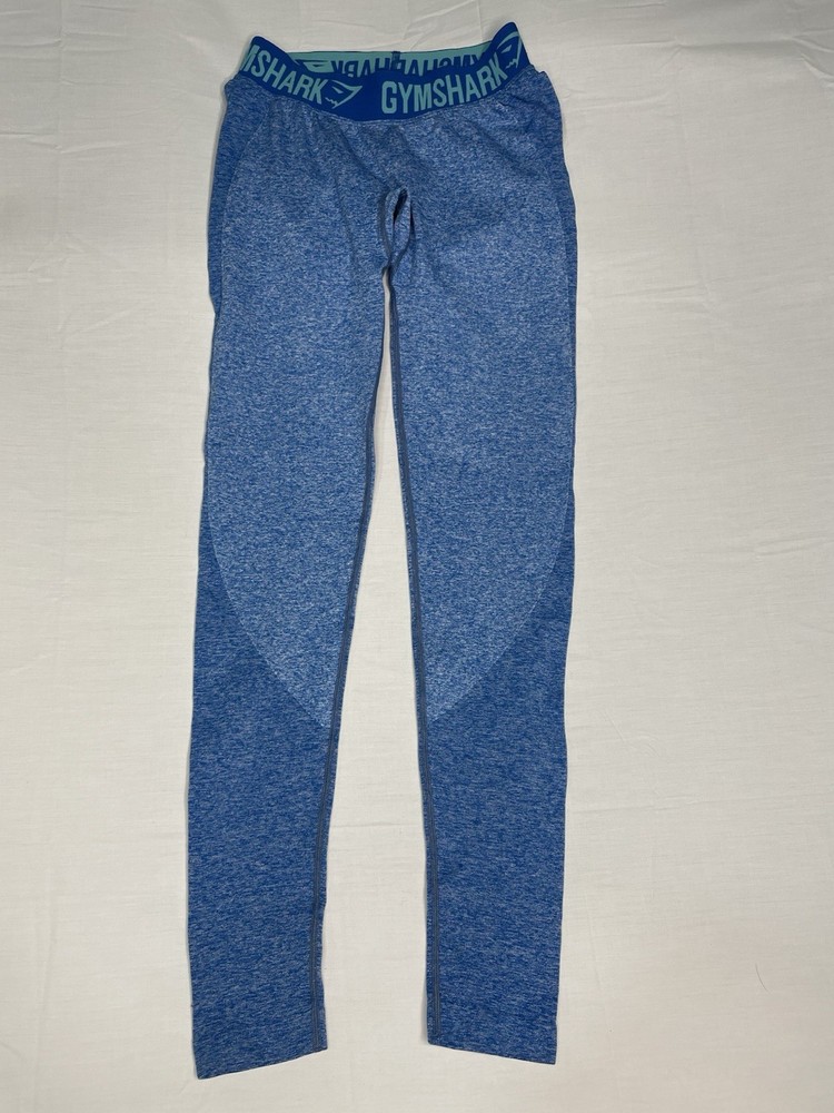 Gymshark Flex Dry Seamless Legging Blueberry Marl/Marine Blue Women's Size L