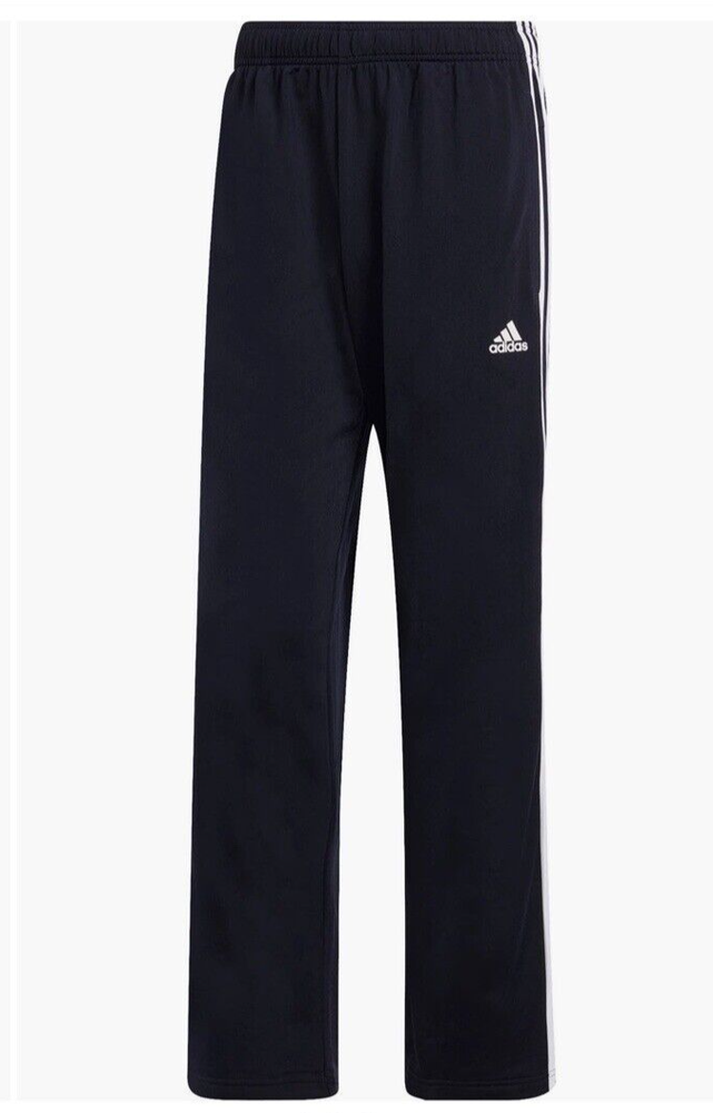 Adidas Essentials Mens Open Hem 3-Stripes Warm-Up Pants Size XLT