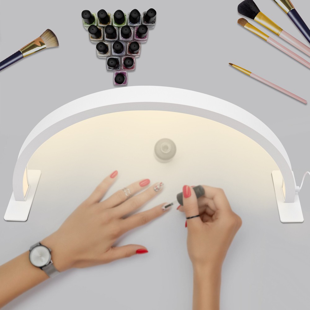 36W Dimmable LED Half Moon Desk Lamp Nail LED Salon Light Styling Tattoo Make-up