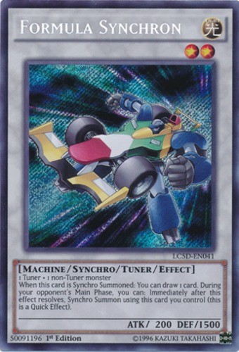 Formula Synchron LC5D-EN041 Secret Rare 1st Edition NM Legendary Collection