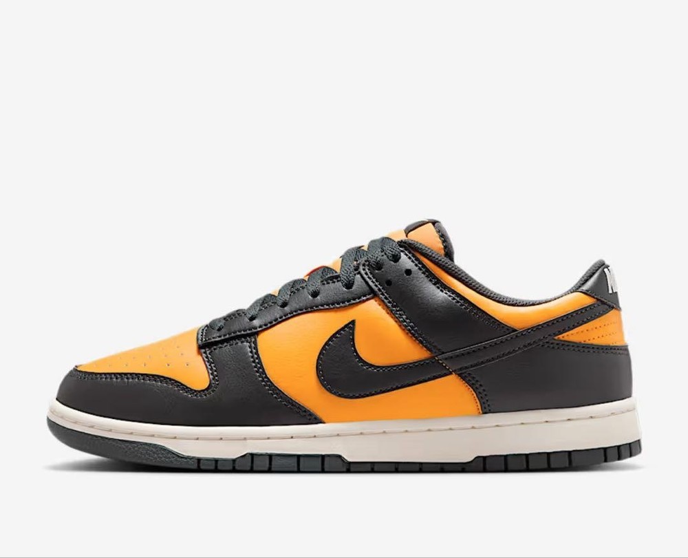 Nike Dunk Low Black Yellow Mens US 8.5 Sneakers Includes Box