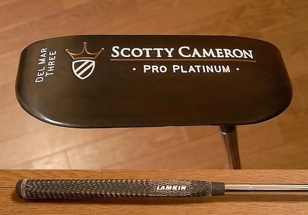 SCOTTY CAMERON PRO PLATINUM Del Mar 3 Black Refinish 35 inches Right Handed