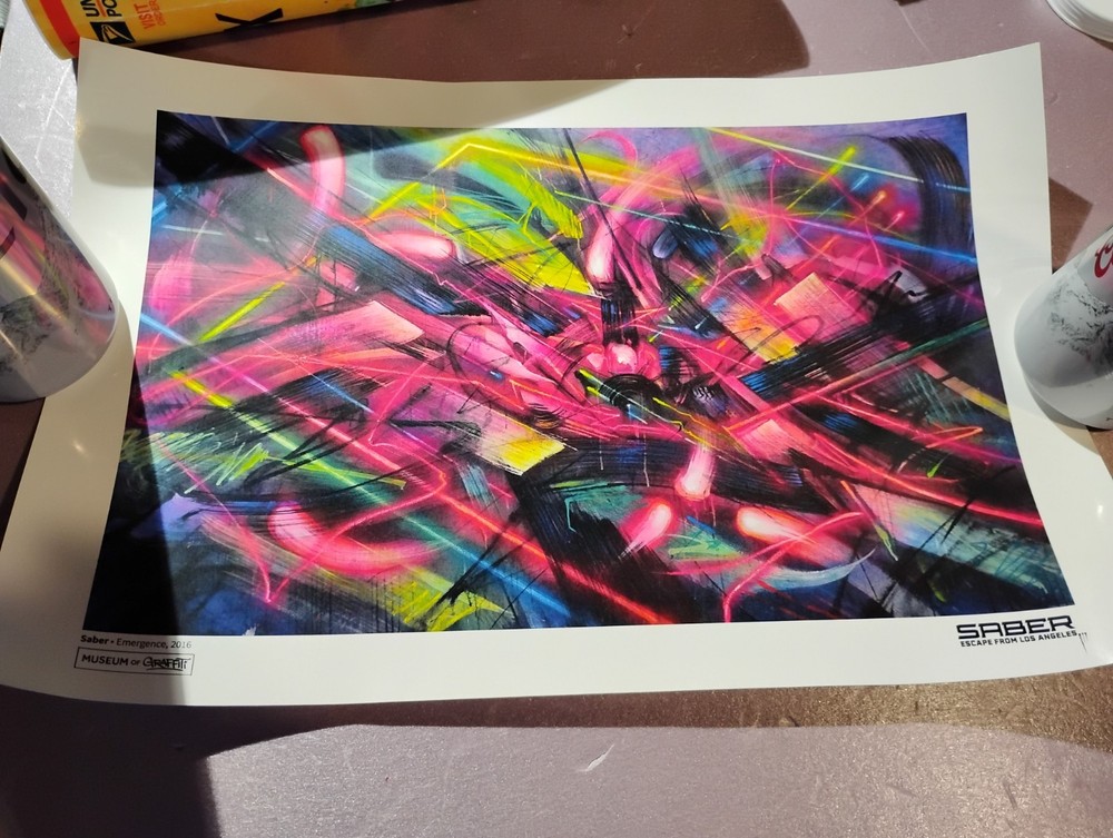 Museum of Graffiti Saber Emergence 2016 Poster Art Print
