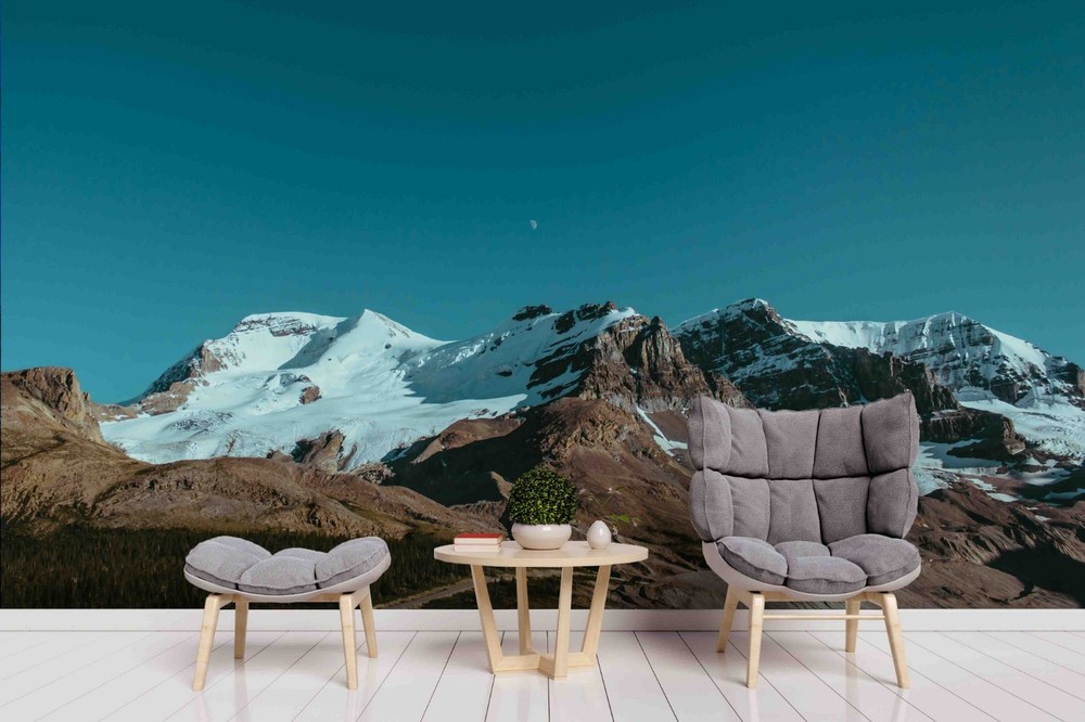 3D Sky Mountain Snow Landscape Wall Murals Wallpaper Murals Wall Sticker