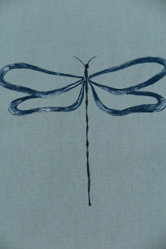 Scion Harlequin Dragonfly Curtain Fabric 3.5m Marine Cotton Blend