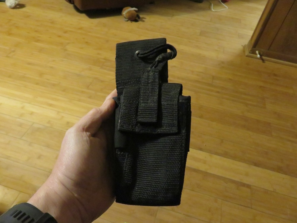 Handheld Radio Pouch Holster Black Cordura
